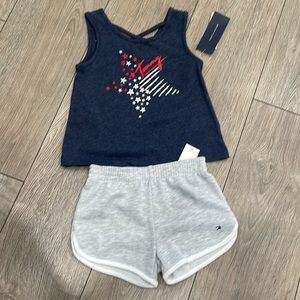 Tommy Hildiger 2 piece shorts and top